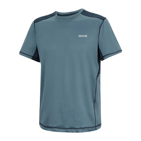 Regatta Mens Virda T-Shirt - China Blue/Navy - 