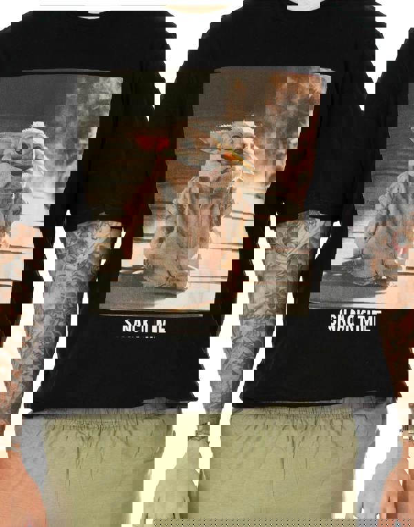 Star Wars Mens Black Grogu Short Sleeve Long Leg Pyjama Set