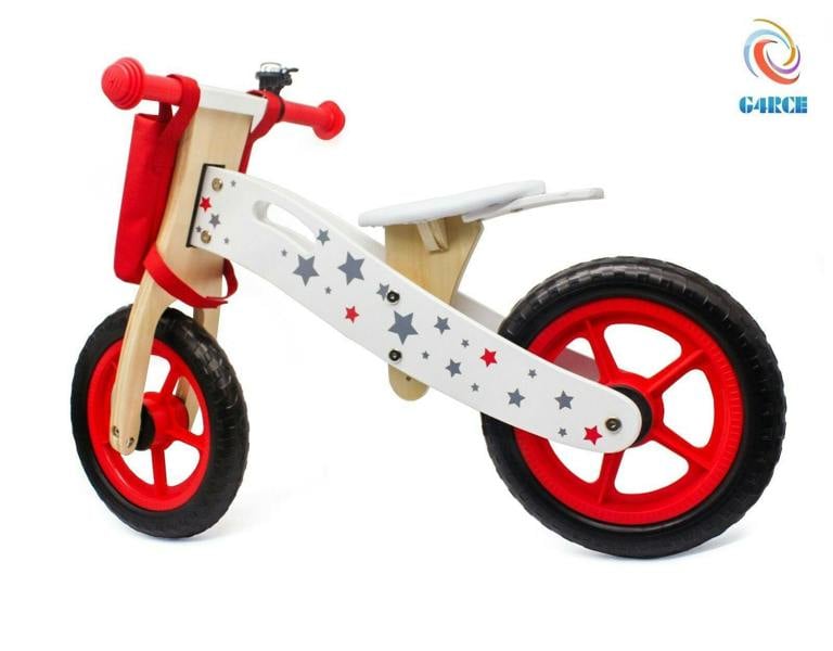 HYGRAD BUILT TO SURVIVE Wooden Balance Bike for Kids with Bell – Lightweight Training Bike | HYGRAD®