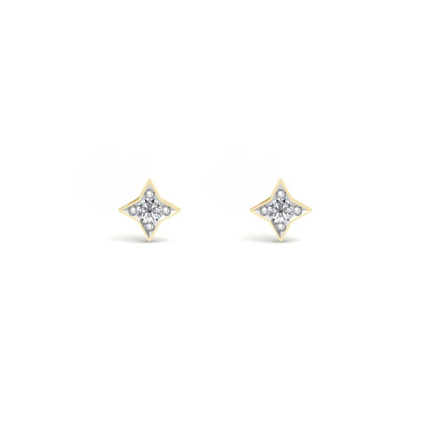 BLOOMTINE | Illuminess™ Mini 14K Gold Vermeil Star Studs