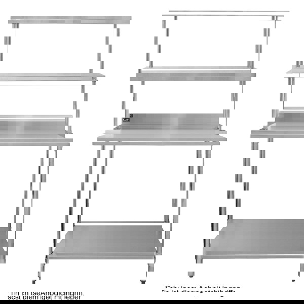 Kukoo Double Tier Steel Over-Shelf 1500mm