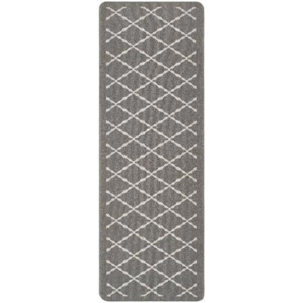 The Rugs Durable Washable Mats & Runners with Diamond Design