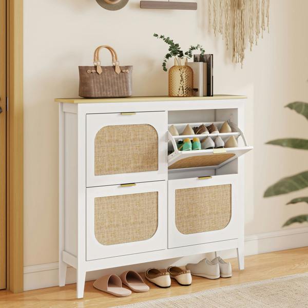 Flip-down Shoe Cabinet