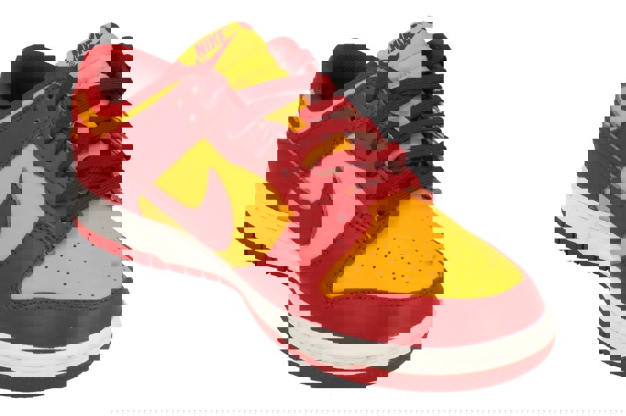 Nike Dunk Low Retro Mens Trainers Dd1391 701 - Midas Gold Tough Red White 701 - Photo 3