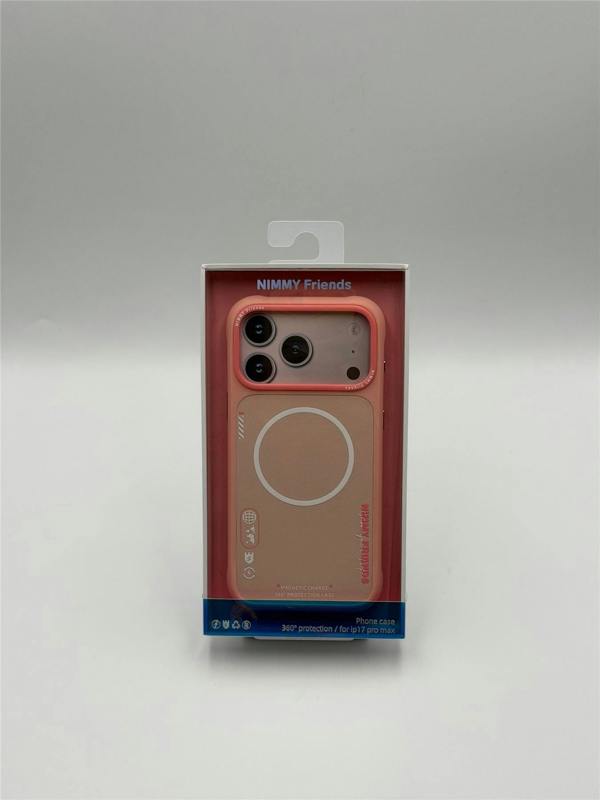 Nimmy Friends Nimmy Cool & Cute 2.0 Case with MagSafe for iPhone 17 Pro Max 6.9" Pink - N-YJKM-CX2.0-IP17-PRO-MAX-04