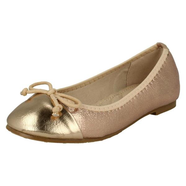 Spot On Girls Spot On Bow Detailed Ballerina Shoes