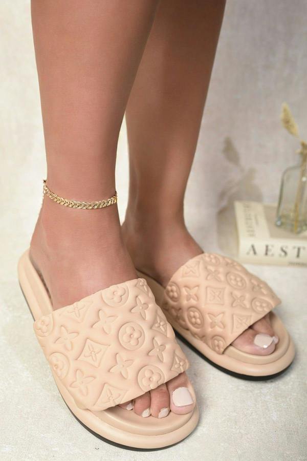 Josie Flatform Sandals - Nude