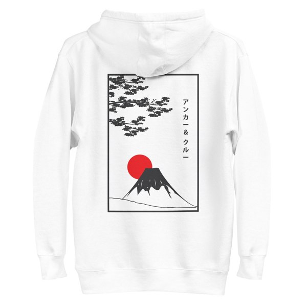 ANCHOR & CREW Mount Fuji Landmark Cotton Blend Hoodie