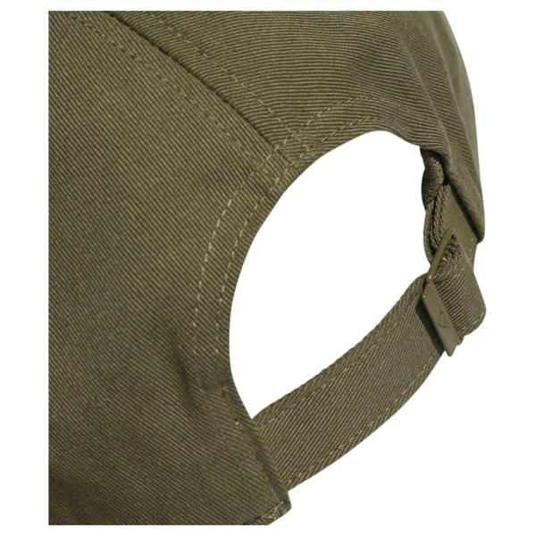 Adidas Childrens/Kids 3 Stripes Baseball Cap - Khaki/White - 