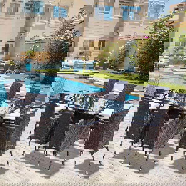 Resin Rattan Dining Set