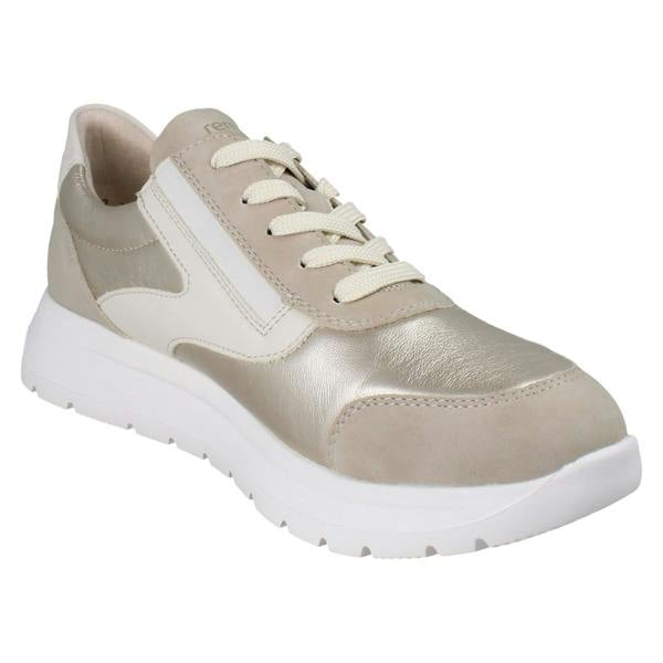 Remonte Ladies Remonte Extra Wide Vegan Trainers With Side Zip D2V02