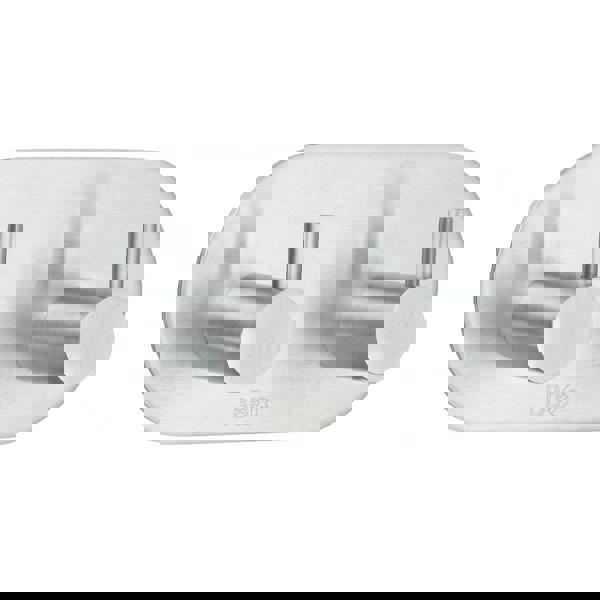 Brushed stainless steel double towel hook