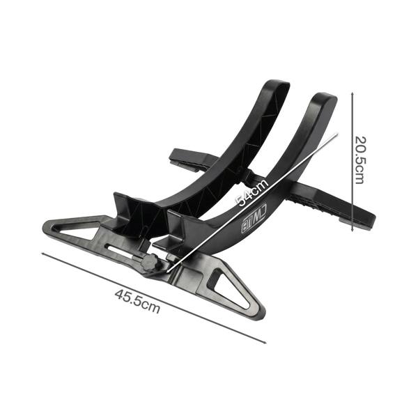 MONVELO Bike Stand Floor Rack Adjustable ABS For Mountain Bikes Garage Black