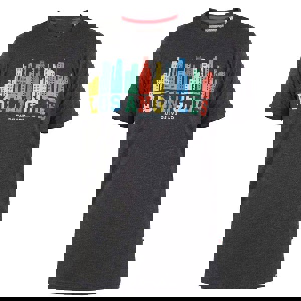 Duke Mens D555 Hemford Skyline Marl Kingsize T-Shirt - Charcoal