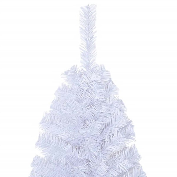 Berkfield Artificial Christmas Tree with Thick Branches White 120 cm PVC