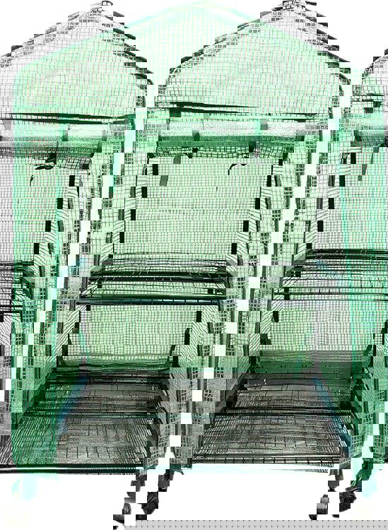 St Helens 2-Tier Shelve mini Greenhouse, PVC Cover