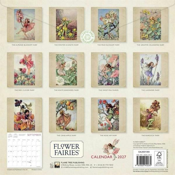 Flower Fairies Calendar 2027