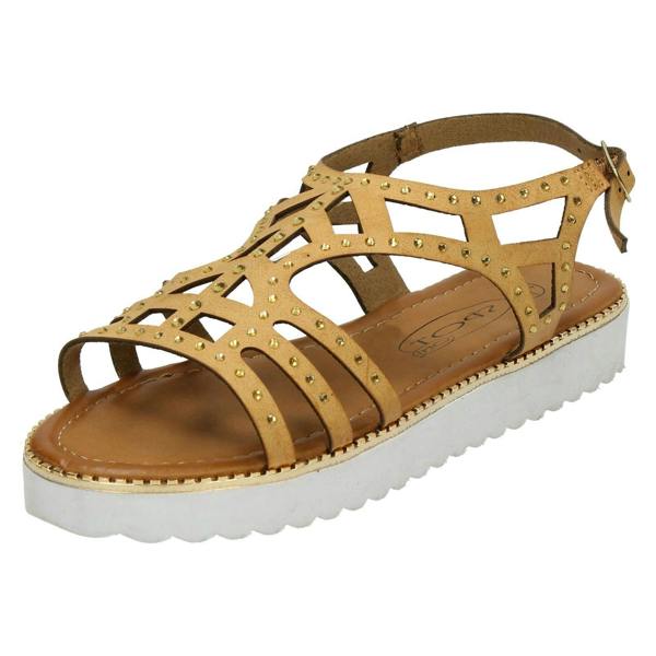 Spot On Girls Spot On Low Cut Out Upper Sandal