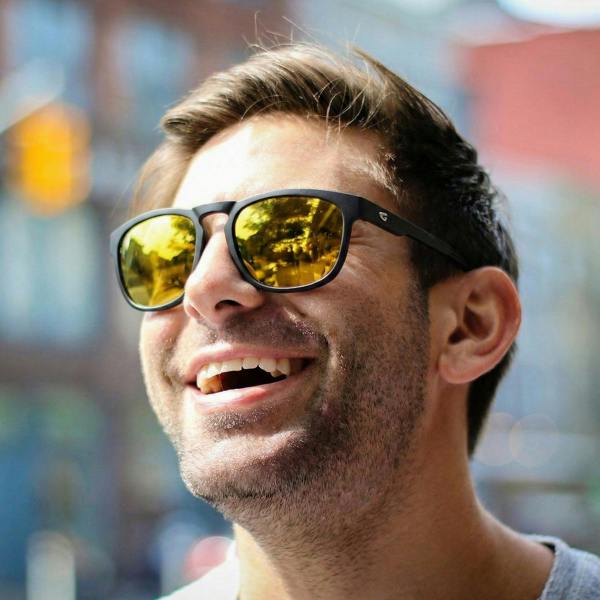 GOG Eyewear Dex Polarised UV400 Lifestyle Sunglasses with Mirror Hydrophobic TR90 Frame
