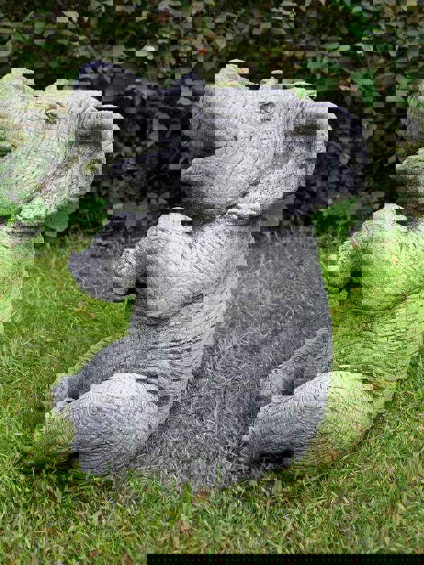 Stunning Trunk-Up Large Elephant Garden Ornament