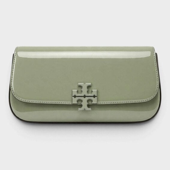 Tory Burch Britten Patent Convertible Crossbody Light Jade
