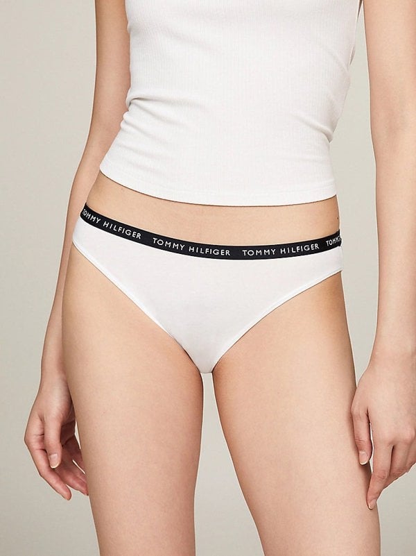 Tommy Hilfiger BIKINI 3 Pack Womens Briefs Desert Sky/White/Primary Red