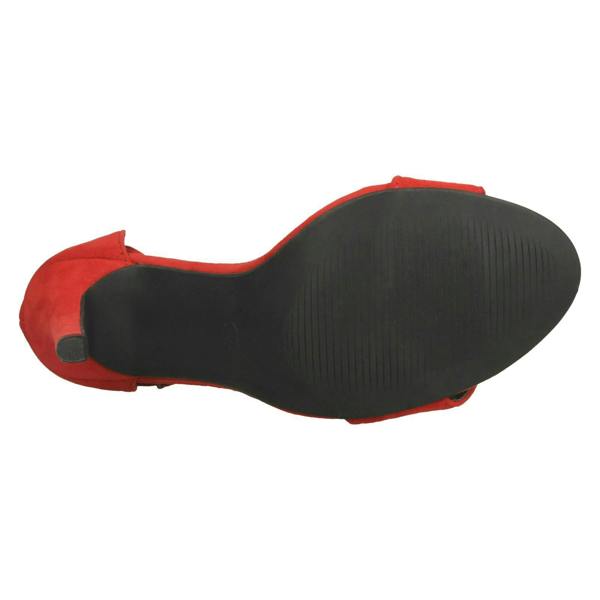 Spot On Ladies Spot On High Heel Mule Sandals