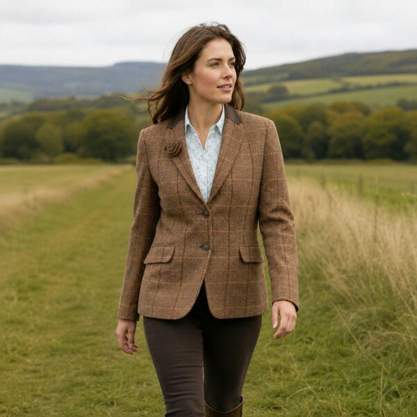 Hoggs of Fife Eden Tweed Hacking Jacket