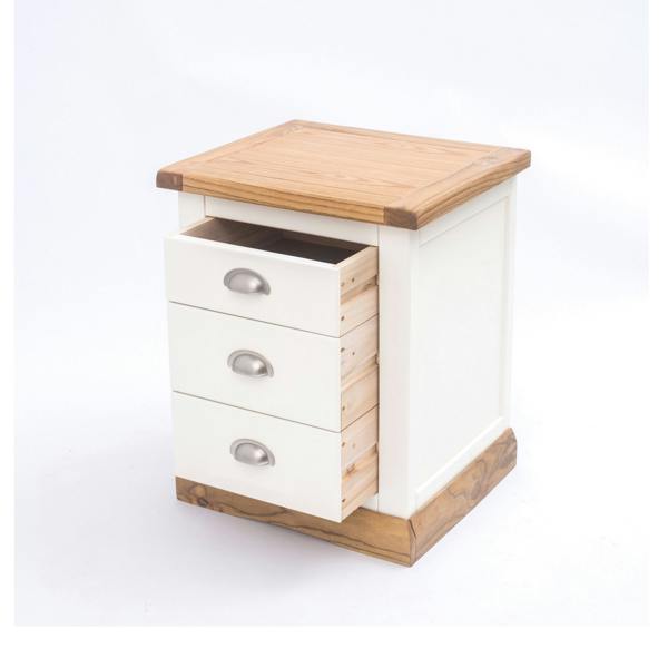 Cabinet Bits Tropea 3 Drawer Bedside Table