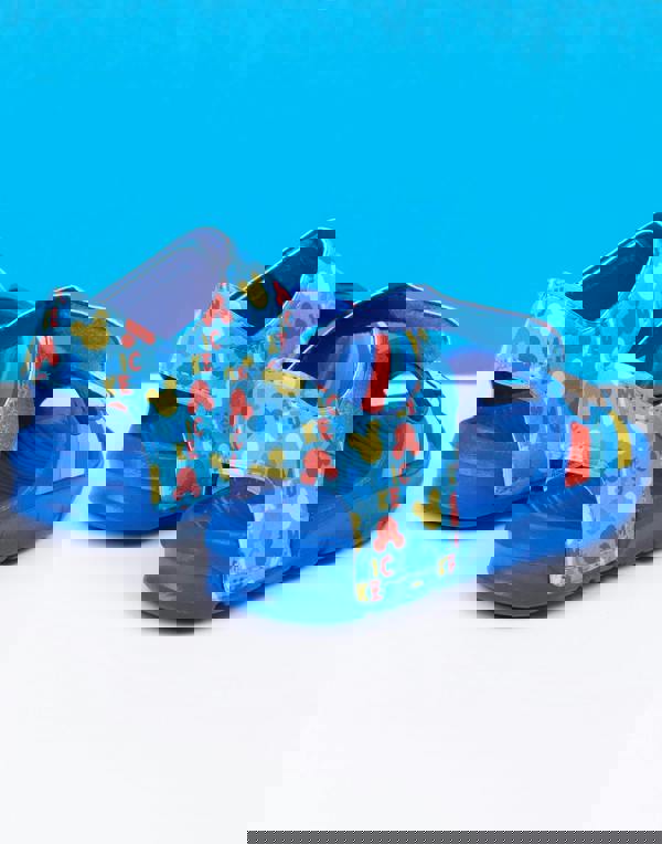 Disney Boys Blue Mickey Mouse Character & Silhouette Print Sandals