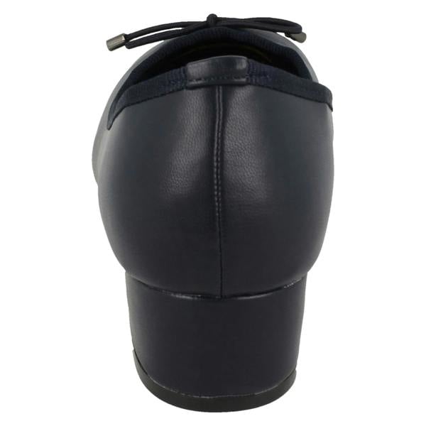 Spot On Ladies Spot On Mid Heel Court Shoes