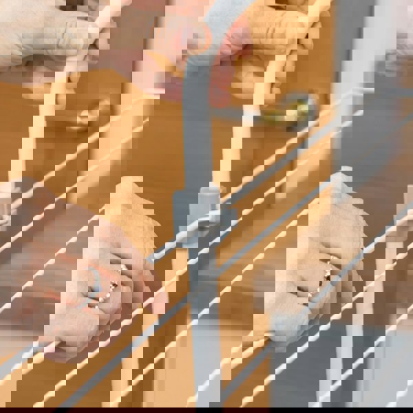 JVL Foldable 3 Tier Drying Rack, White