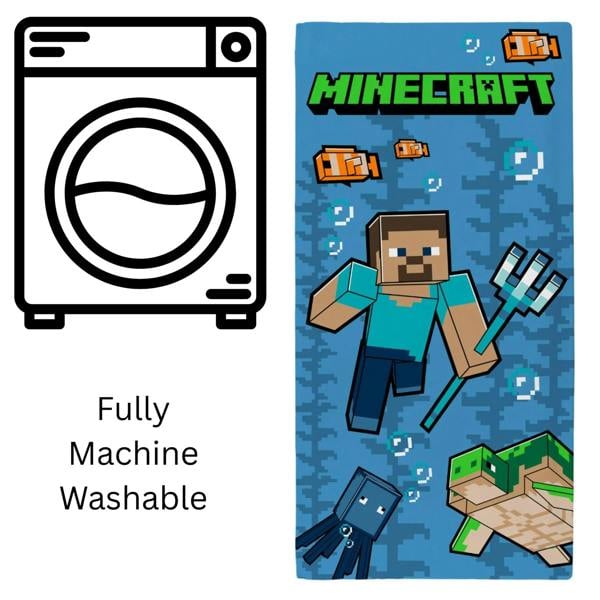 Minecraft Trident Towel 70x140cm - VW