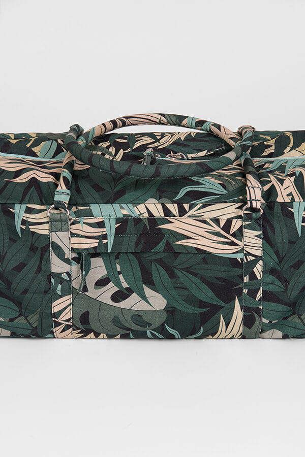 Yoga Studio GOTS Organic Cotton Designed Yoga Equipment Kit Bag - Floral Collection