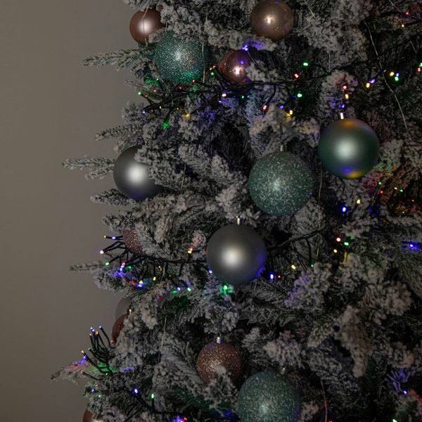 Samuel Alexander 18.5m 1440 LED Christmas Cluster Multi-Action String Lights with Timer in Multi-Coloured