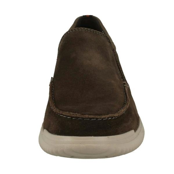 Clarks Mens Clarks Contoured Comfort Slip On Shoes Donaway Free