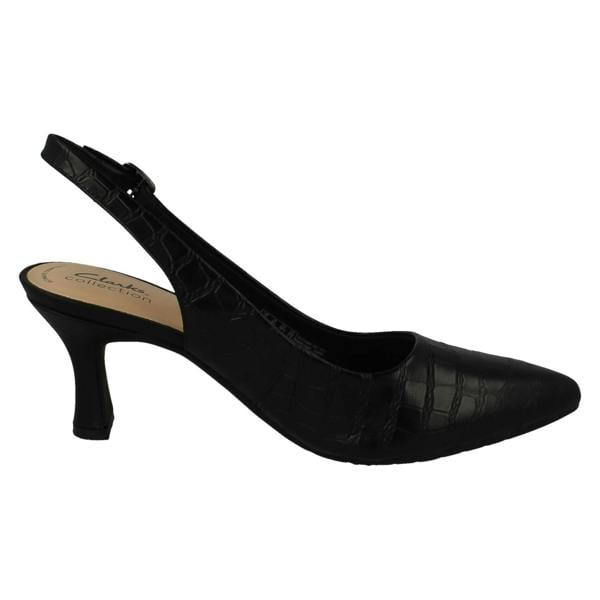 Clarks Ladies Clarks Buckle Fastening Slingback Shoes Kataleyna Step
