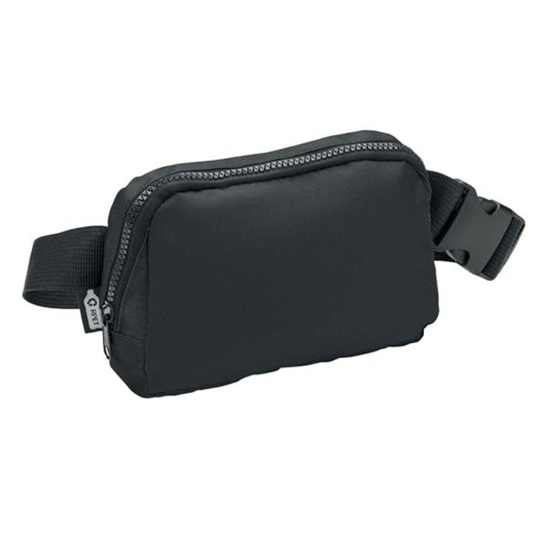 MidOcean Toshi Plain RPET Waist Bag - Black - 