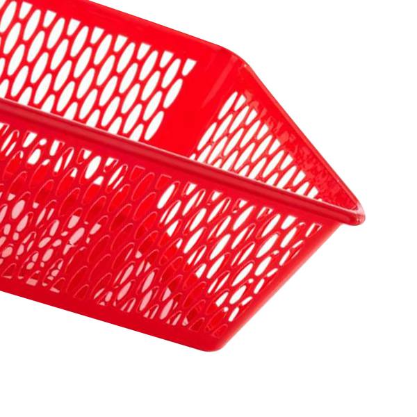 Leecroft 37cm Handy Basket Red 37 x 26 x 16cm - One Colour - 