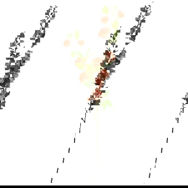 Leaf Pack of 6 x 90cm Artificial Pink Rose Stem