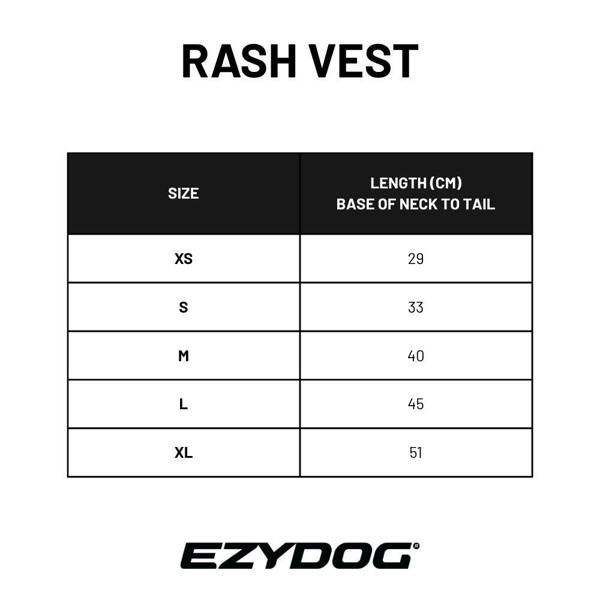 EzyDog UPF 50+ Dog Rash Vest in Blue