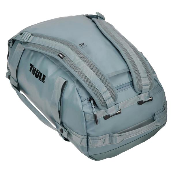 Thule Chasm 40L Duffel Bag Pond Grey Travel Gym Luggage Backpack Recycled