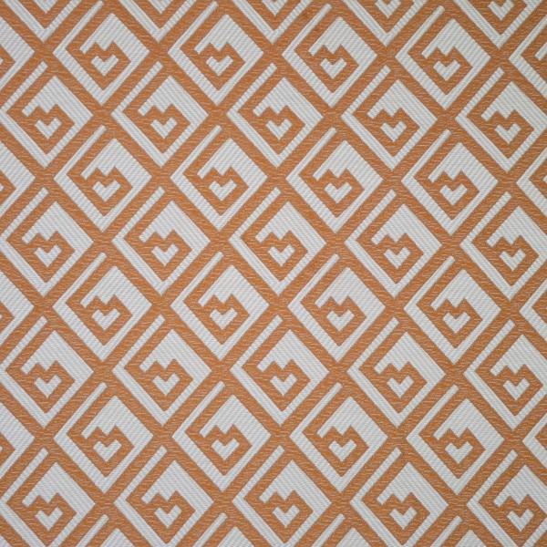 Izmir fabric close-up in Terracotta