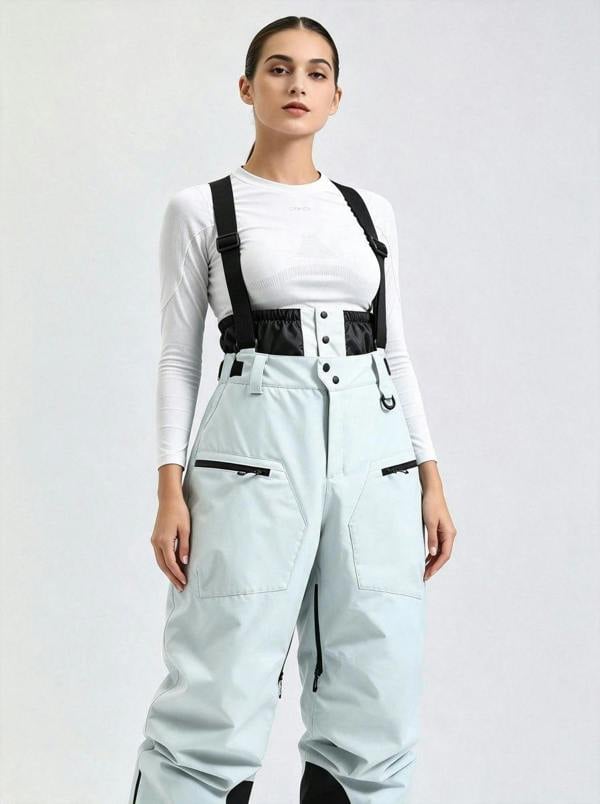 Anniou Women's Suspender Ski Bib Pants