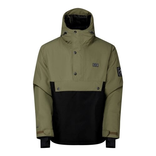 Dare 2B Mens Freeride III Overhead Ski Jacket - Black/Martini Olive