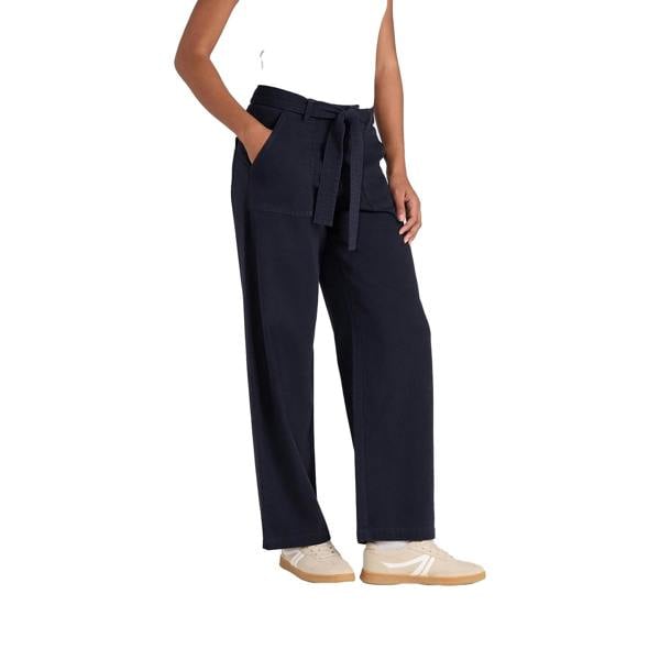 Animal Womens/Ladies High Waist Straight Leg Trousers - Navy - 