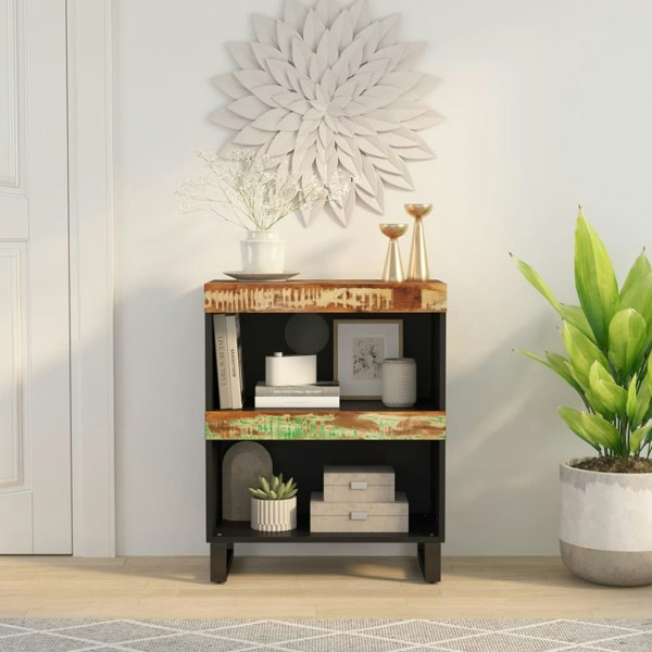 Berkfield Side Cabinet 60x33x75 cm Solid Wood Reclaimed