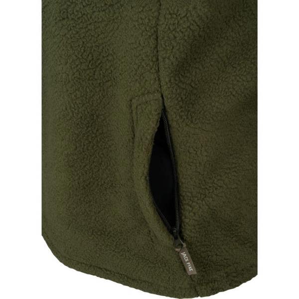 Jack Pyke Half Zip Sherpa Fleece Pullover with zipped pockets