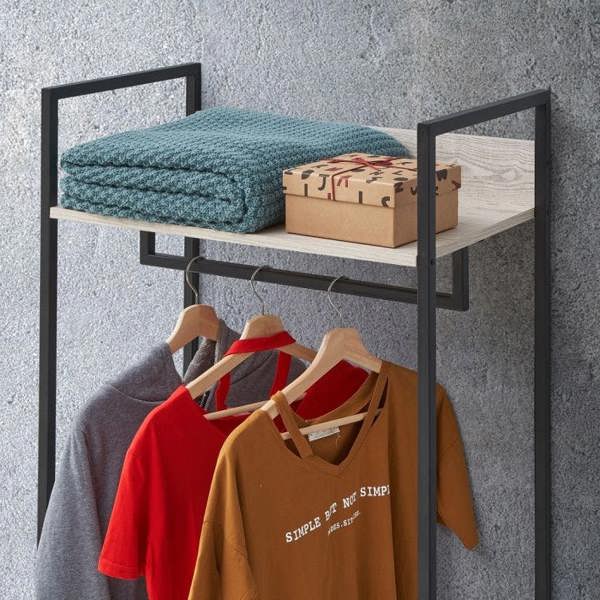 Timber Art Design 4 Tier Zahra Bedroom Double Open Wardrobe Furniture Storage Cupboard