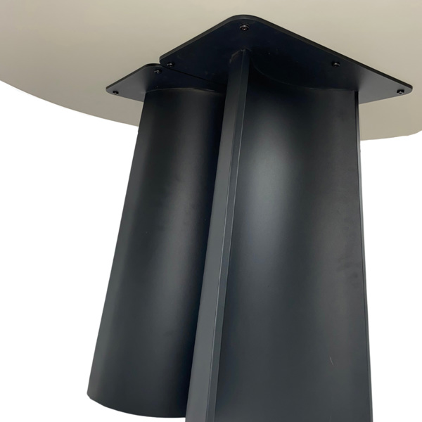 Rosemary Round Dining Table - Black & White Marble